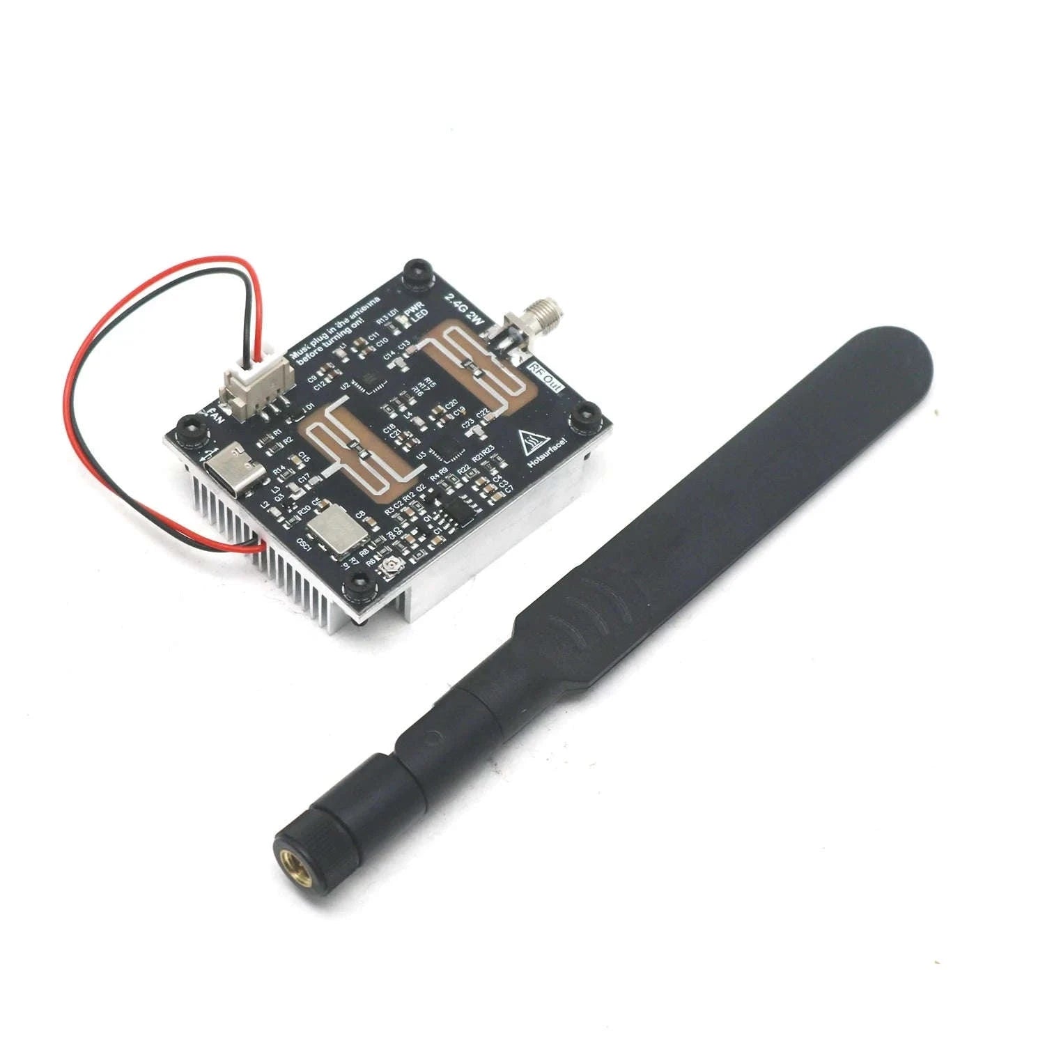 2.4GHz RF Signal Generator with 2W Power Amplifier-module W 8DBI