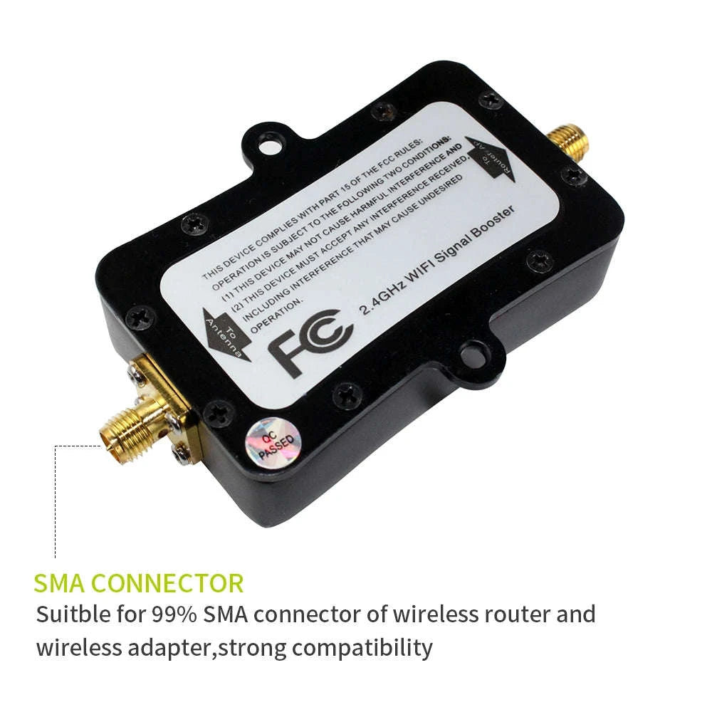 2.4GHz WiFi Signal Booster 4W Amplifier for Router Range Extension-2.4G 4W Adapter / EU Plug