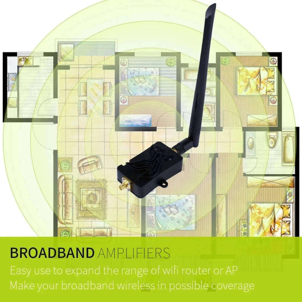 2.4GHz WiFi Signal Booster 4W Amplifier for Router Range Extension-2.4G 4W Adapter / EU Plug