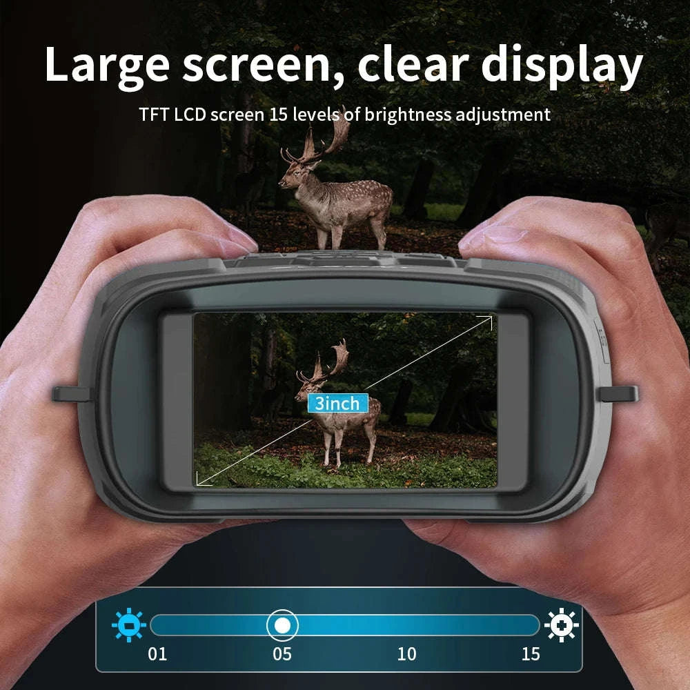 2.5K Night Vision Goggles with 36MP Photos and 6X Zoom-black / United States