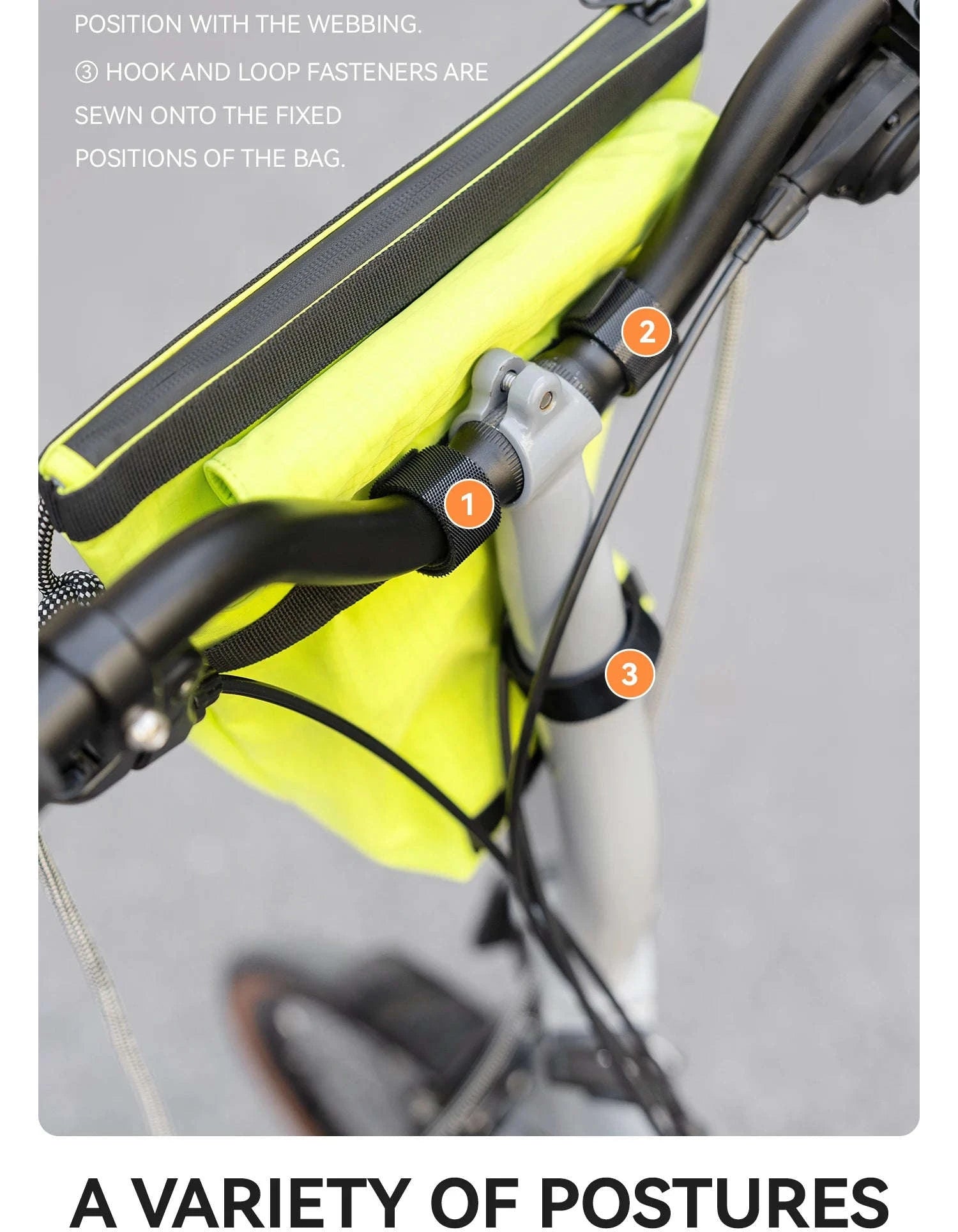 2.5L Waterproof Bike Handlebar Bag with Quick Release Mount-30110106002 / About 2.5L