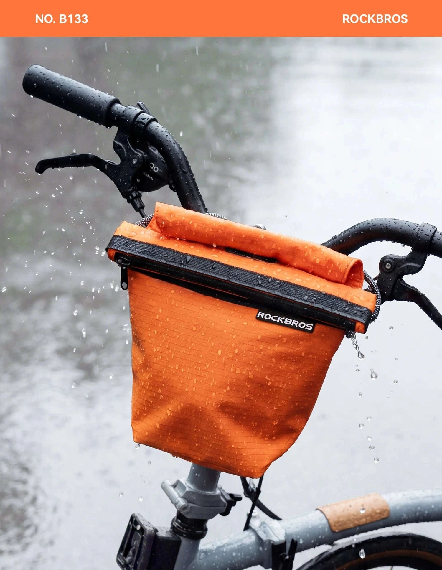 2.5L Waterproof Bike Handlebar Bag with Quick Release Mount-30110106002 / About 2.5L