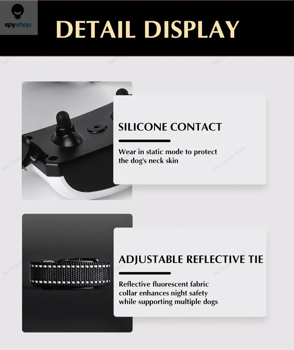 2 In 1 Electric Pet Wireless Fence Dog Training Collar Anti Runaway Up to 3 Dogs Outdoor Pet Containment Rechargeable System Spy-shop.com