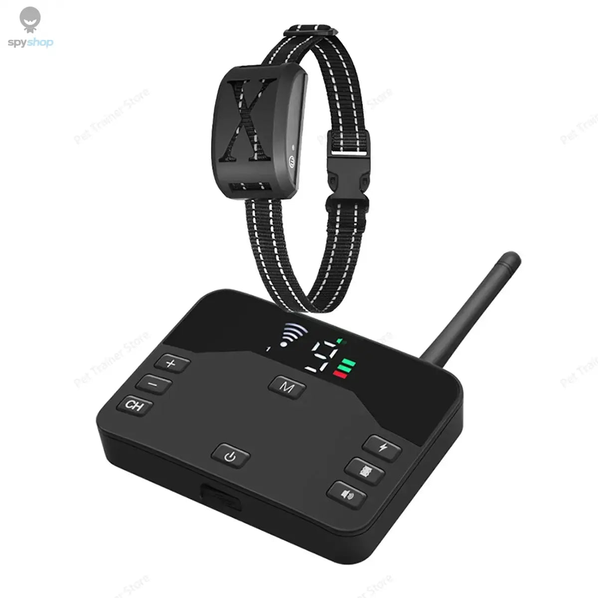 2 In 1 Electric Pet Wireless Fence Dog Training Collar Anti Runaway Up to 3 Dogs Outdoor Pet Containment Rechargeable System Spy-shop.com