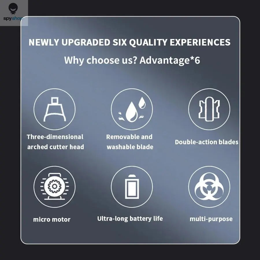 2 In 1 Electric Portable Ear And Nose Hair Trimmer Clipper 2024 Professional Painless Portable Eyebrow For Men Spy-shop.com