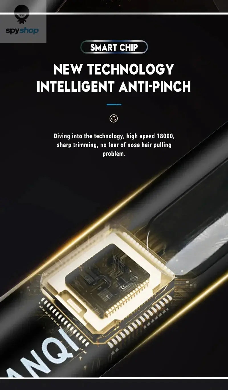 2 In 1 Electric Portable Ear And Nose Hair Trimmer Clipper 2024 Professional Painless Portable Eyebrow For Men Spy-shop.com