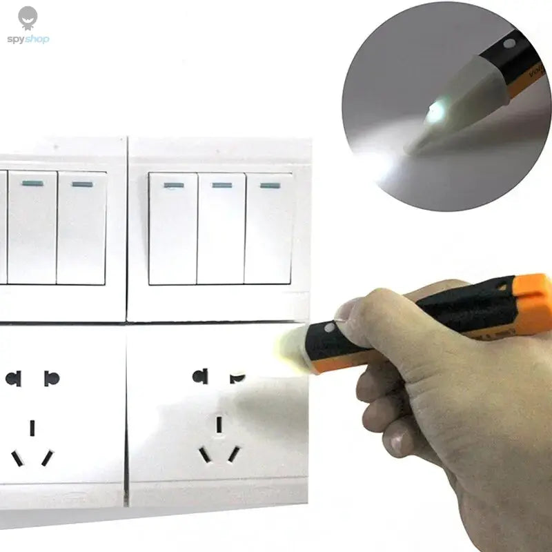 2 PCS Electrician Multifunctional Voltage Test Pen Accuracy Check Power Failure Zero Fire Line Non-Contact Detection Sensor LED