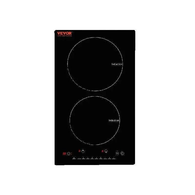 2 Burner Induction Cooktop with Touch Control and Built-In Design-24inch 1800W / United States