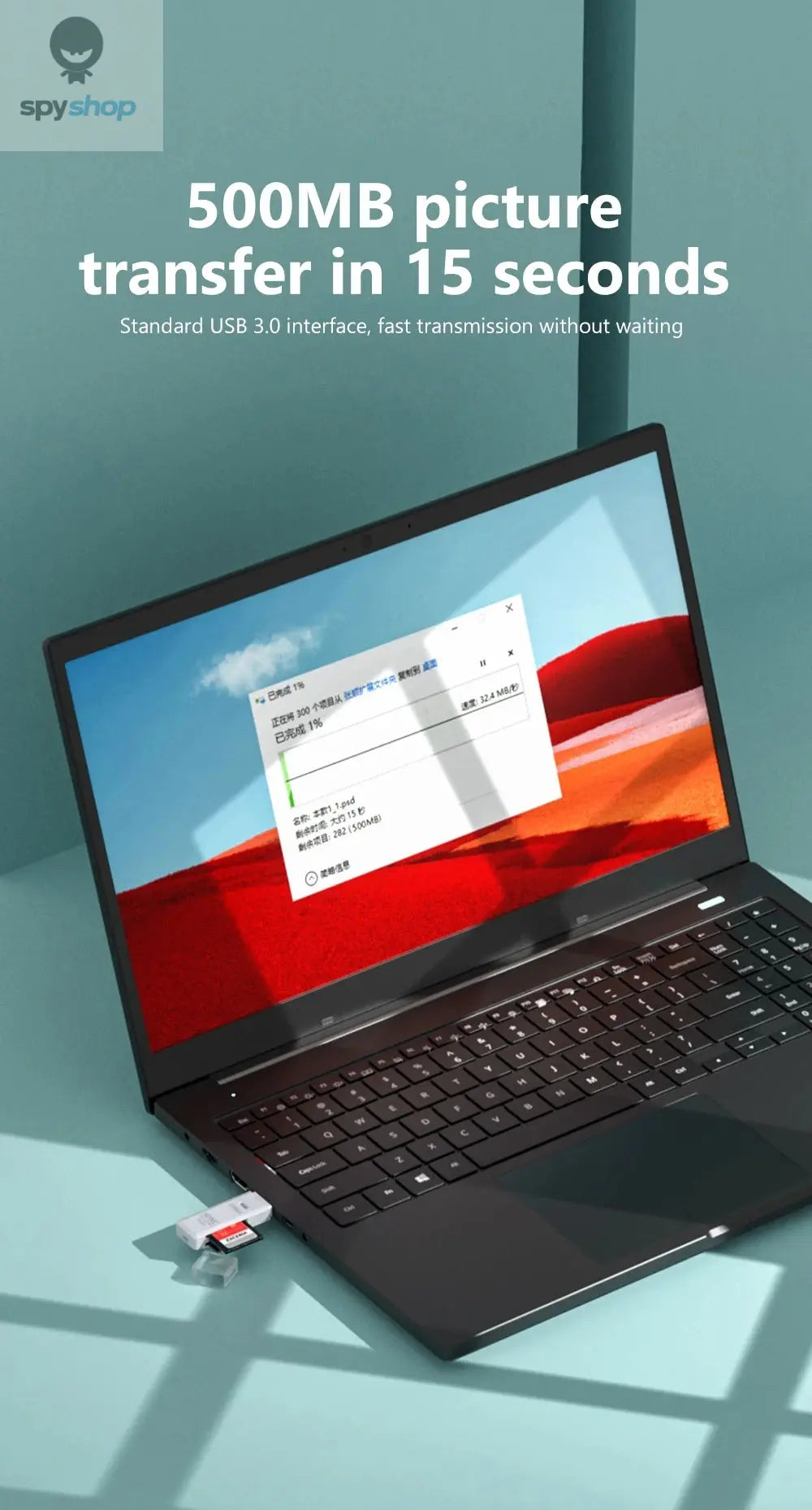 2 in 1 USB 3.0 Card Reader Micro TF sd card Reader usb adapter High Speed Cardreader TF Memory card For PC Laptop Accessories Spy-shop.com