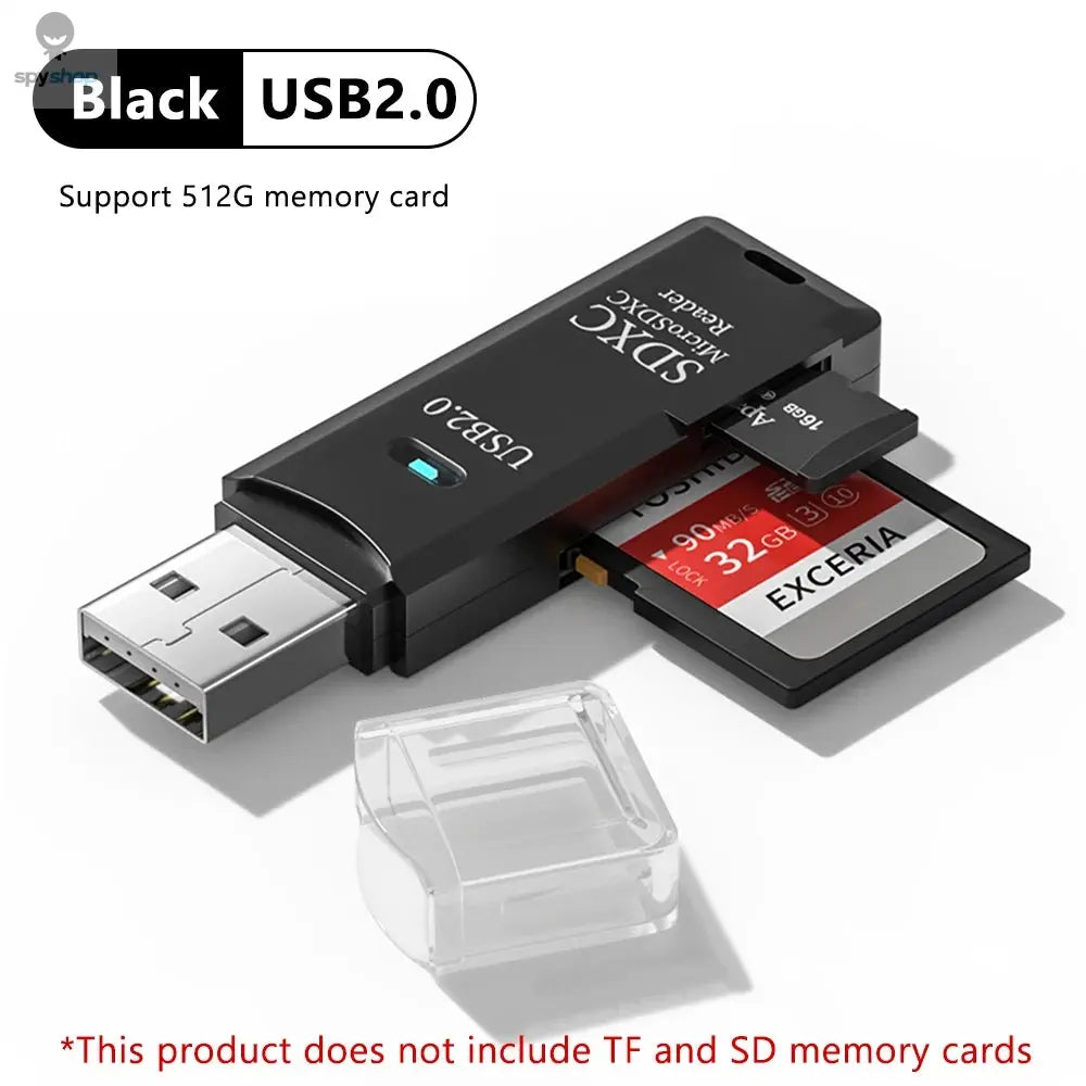 2 in 1 USB 3.0 Card Reader Micro TF sd card Reader usb adapter High Speed Cardreader TF Memory card For PC Laptop Accessories Spy-shop.com