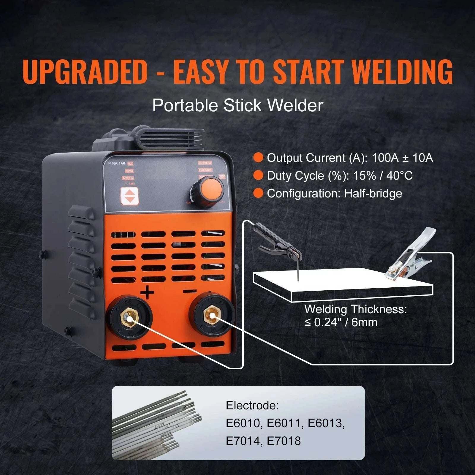 2-in-1 ARC & Lift TIG Welder Machine with IGBT and Hot Start-200A / Poland