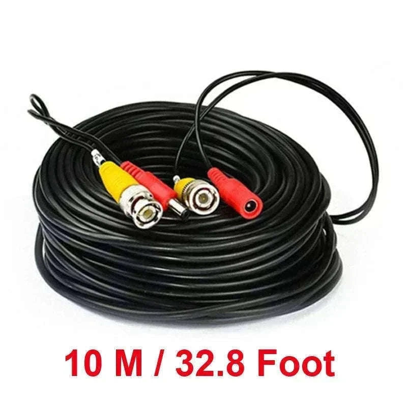 2-in-1 BNC Video Power Cable for CCTV Camera Wiring-5M