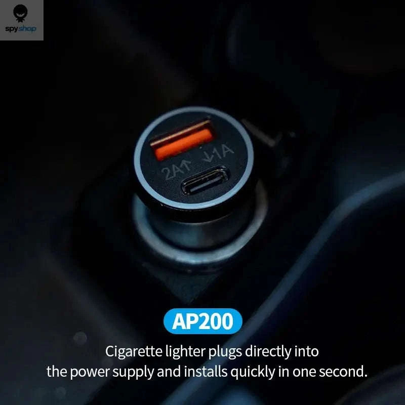 2‑in‑1 Car Charger GPS Locator-1PCs