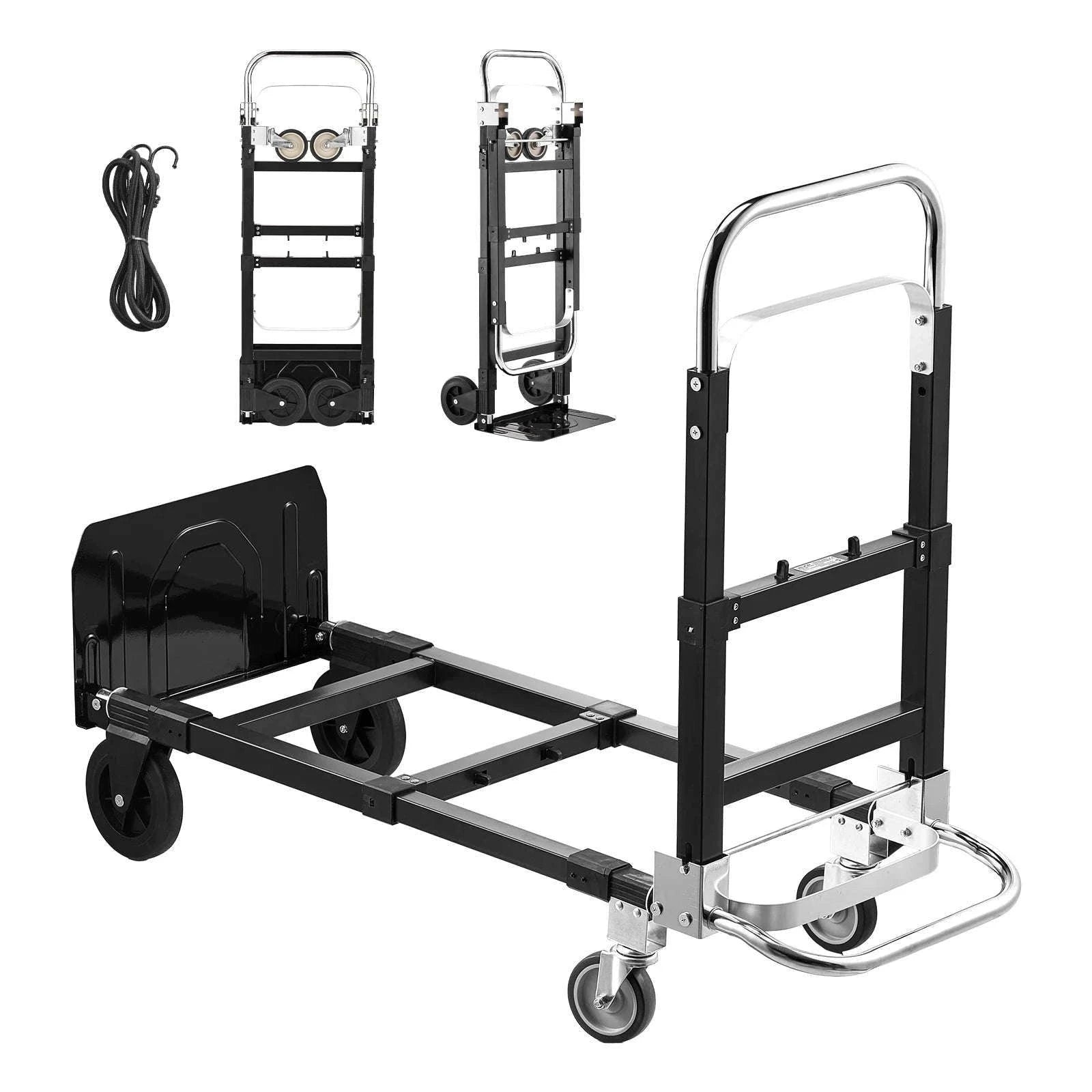 2-in-1 Folding Hand Truck 500 lb Capacity-500lbs / Canada
