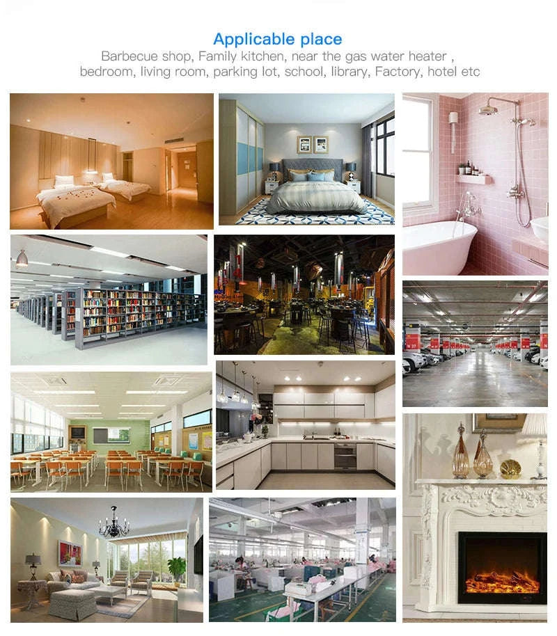 2‑in‑1 WiFi Tuya Smart CO & Smoke Detector Alarm-CS01W WiFi Function