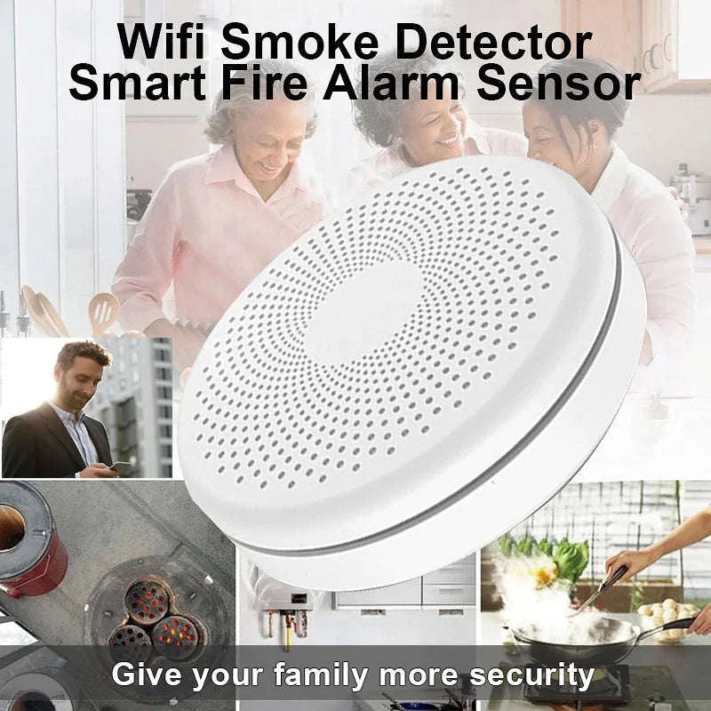 2‑in‑1 WiFi Tuya Smart CO & Smoke Detector Alarm-CS01W WiFi Function