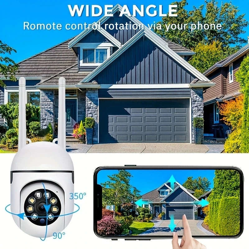 2-Pack 1080P WiFi Security Camera with Color Night Vision, 2-Way Audio, 360° Pan/Tilt/Zoom, Motion Detection-USB / Germany