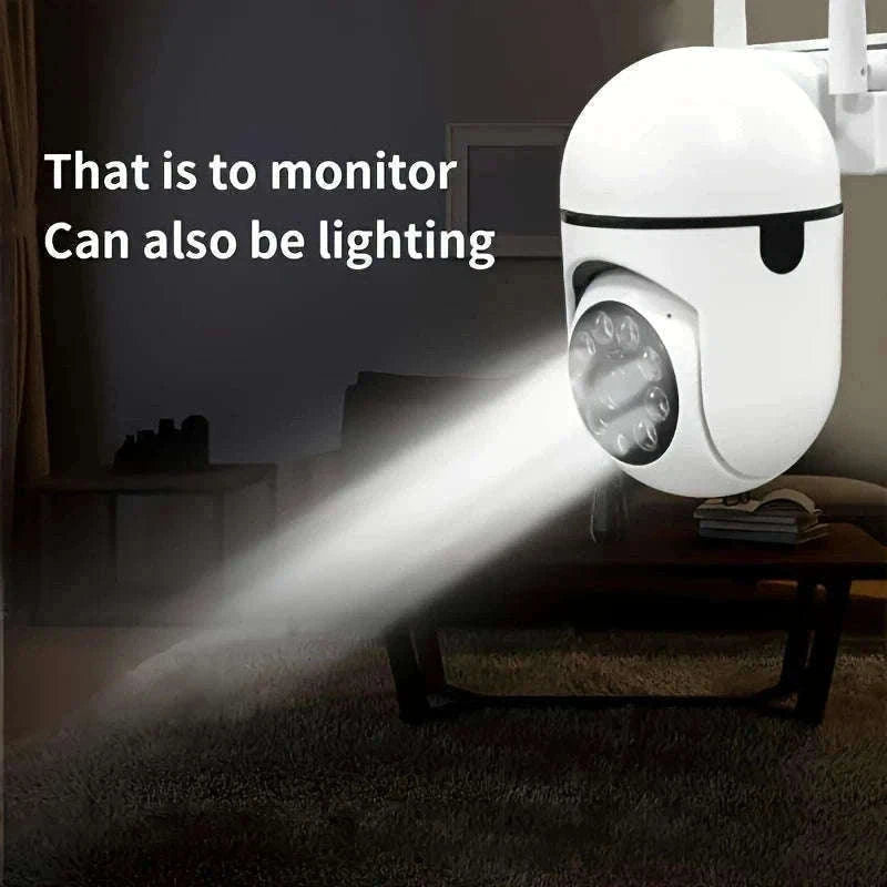2-Pack 1080P WiFi Security Camera with Color Night Vision, 2-Way Audio, 360° Pan/Tilt/Zoom, Motion Detection-USB / Germany