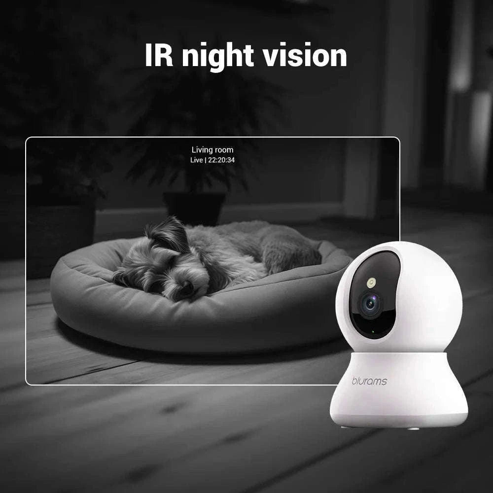 2-Pack 2K Indoor Security Camera Set with 360° View-EU Plug / GERMANY