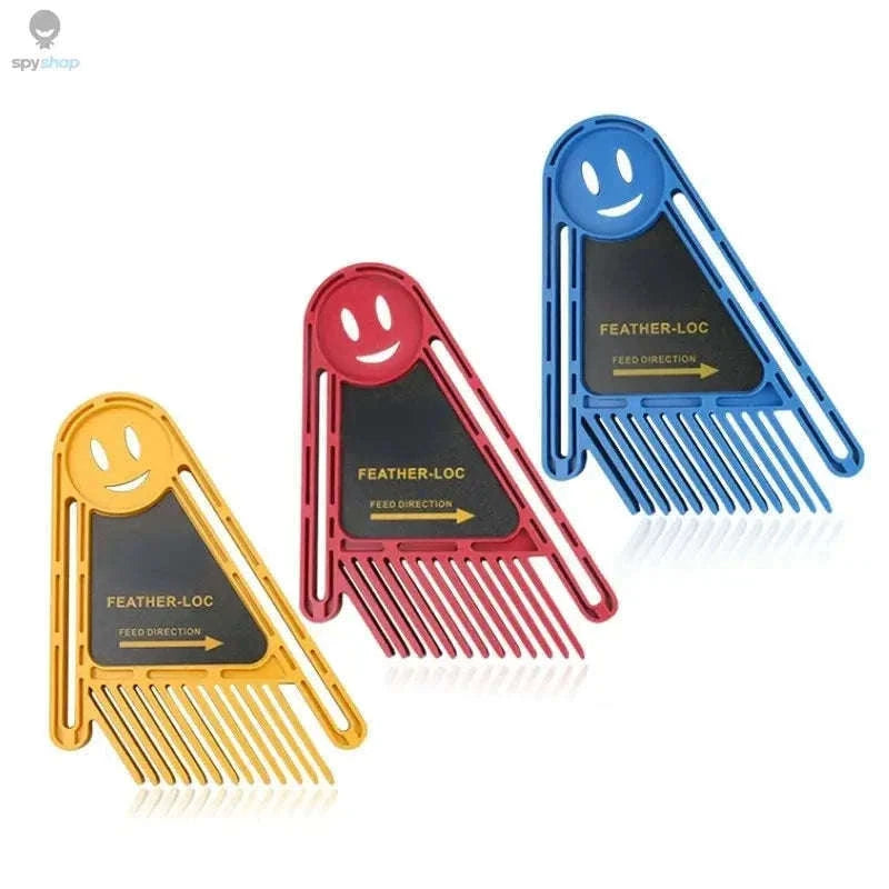 2 Pack Adjustable Featherboard Safety Guide for Cleaner Cuts-Yellow Set