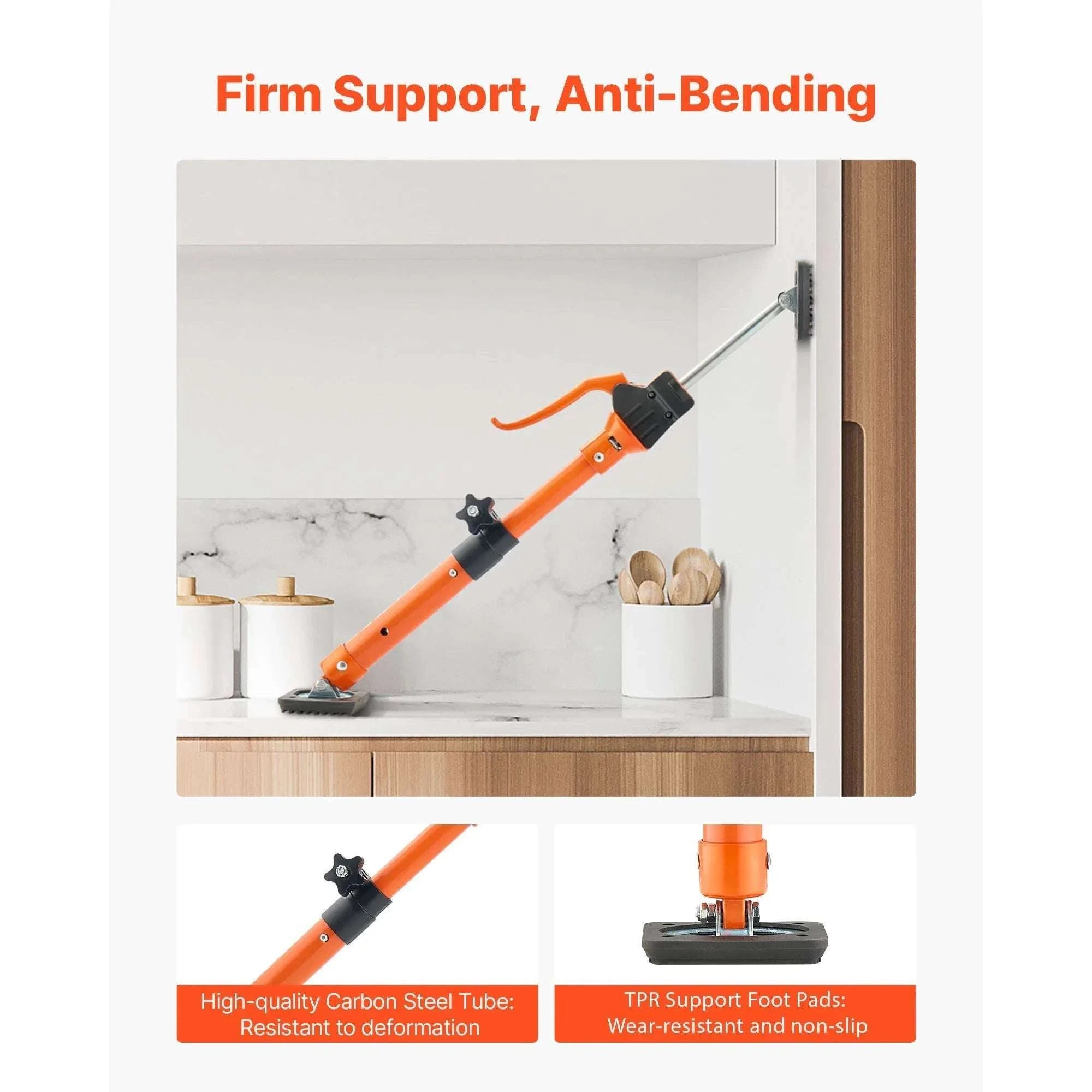 2-Pack Adjustable Support Poles 220 lbs Telescopic Cabinet Jack-15.7-23.62inch / United States