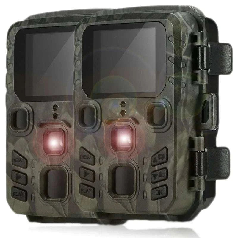2-Pack Mini Hunting Camera with Night Vision-Default Title
