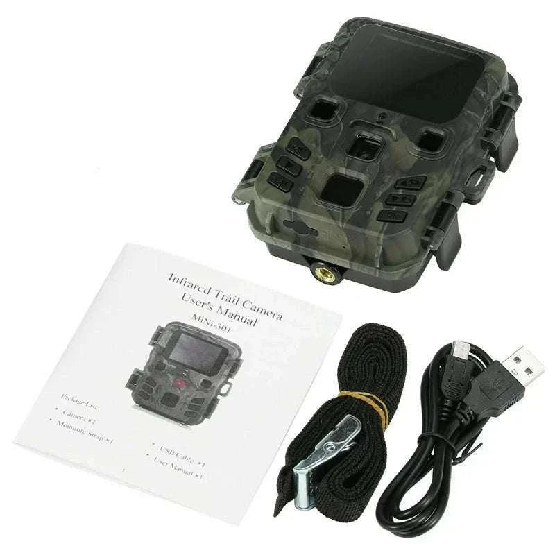 2-Pack Mini Hunting Camera with Night Vision-Default Title