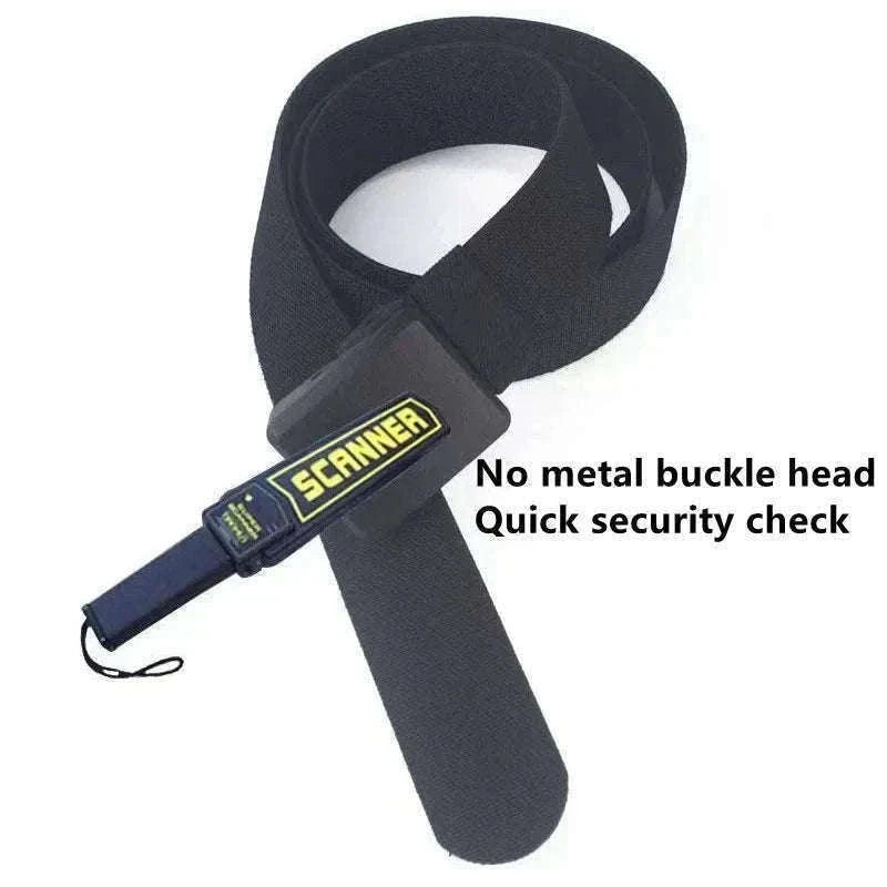 2-Pack Tactical Nylon Belt Set with Automatic Buckle-2PC 03A black / 120cm