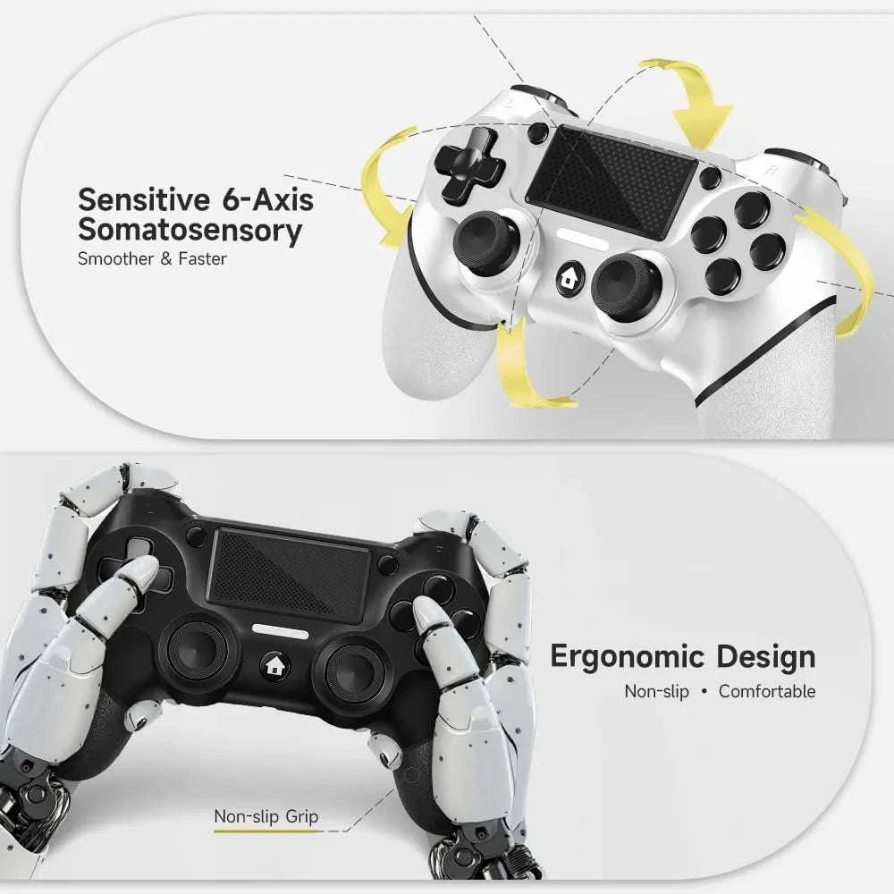 2 Pack Wireless Controllers for Console and PC with Non-Slip Grip-United States