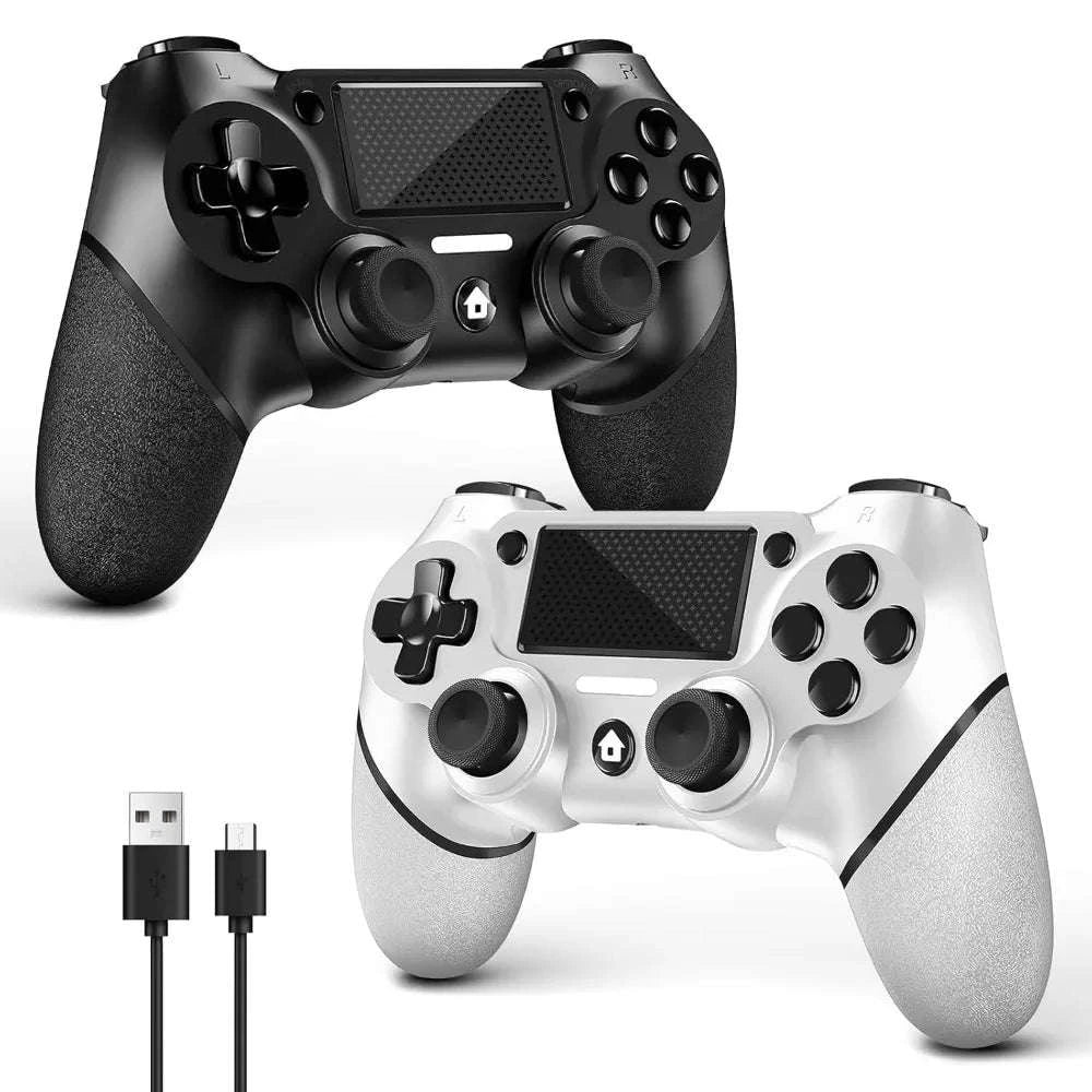 2 Pack Wireless Controllers for Console and PC with Non-Slip Grip-United States