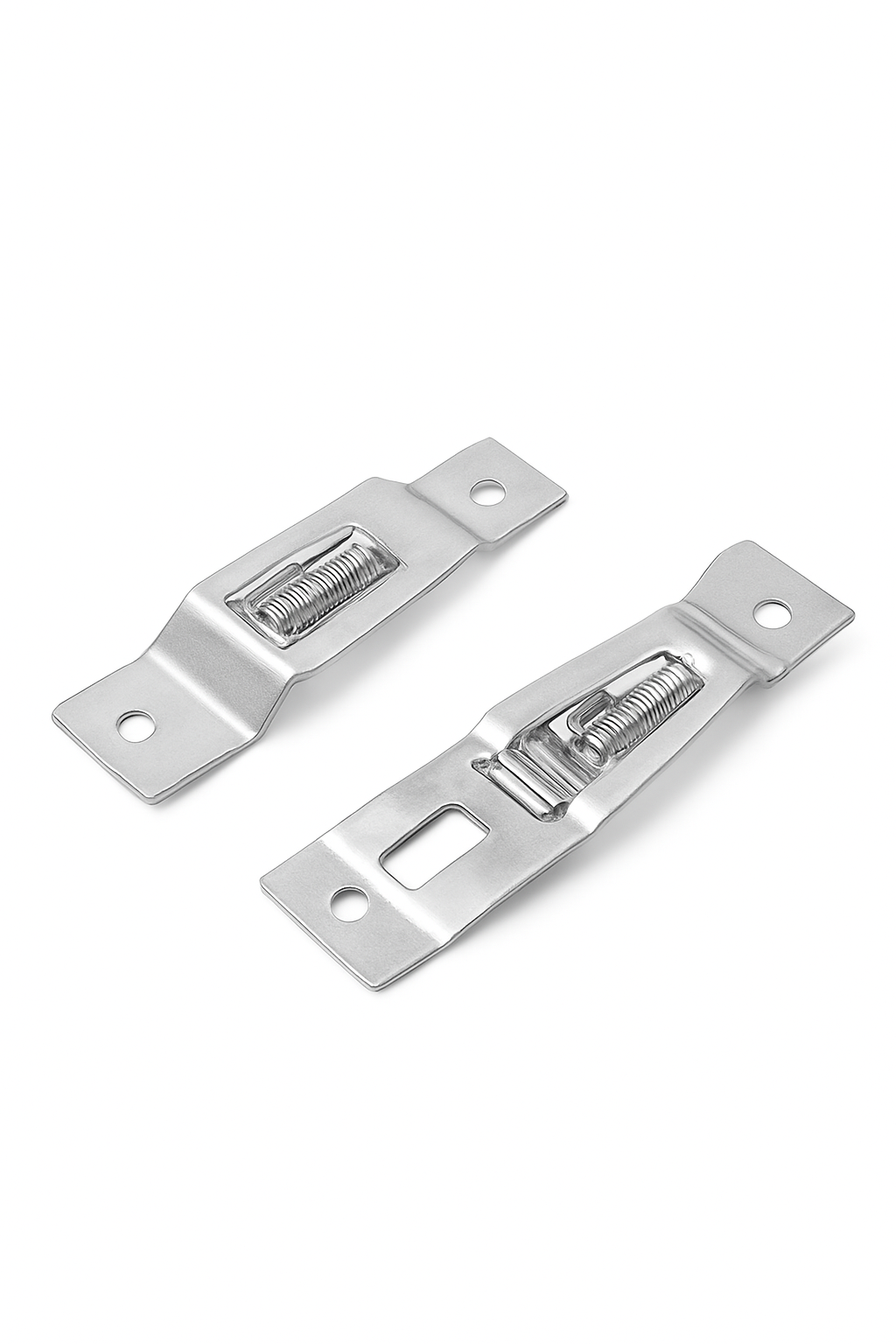 2-Piece Rectangular Stainless Steel License Plate Brackets