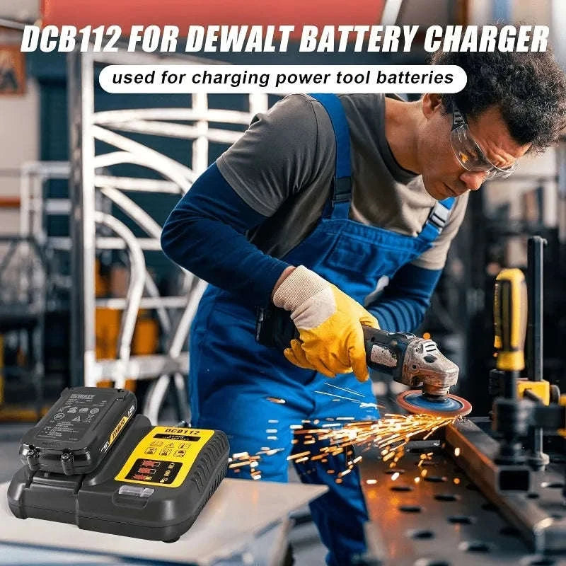 2-Piece 12V/20V Battery Charger Set-black / United States
