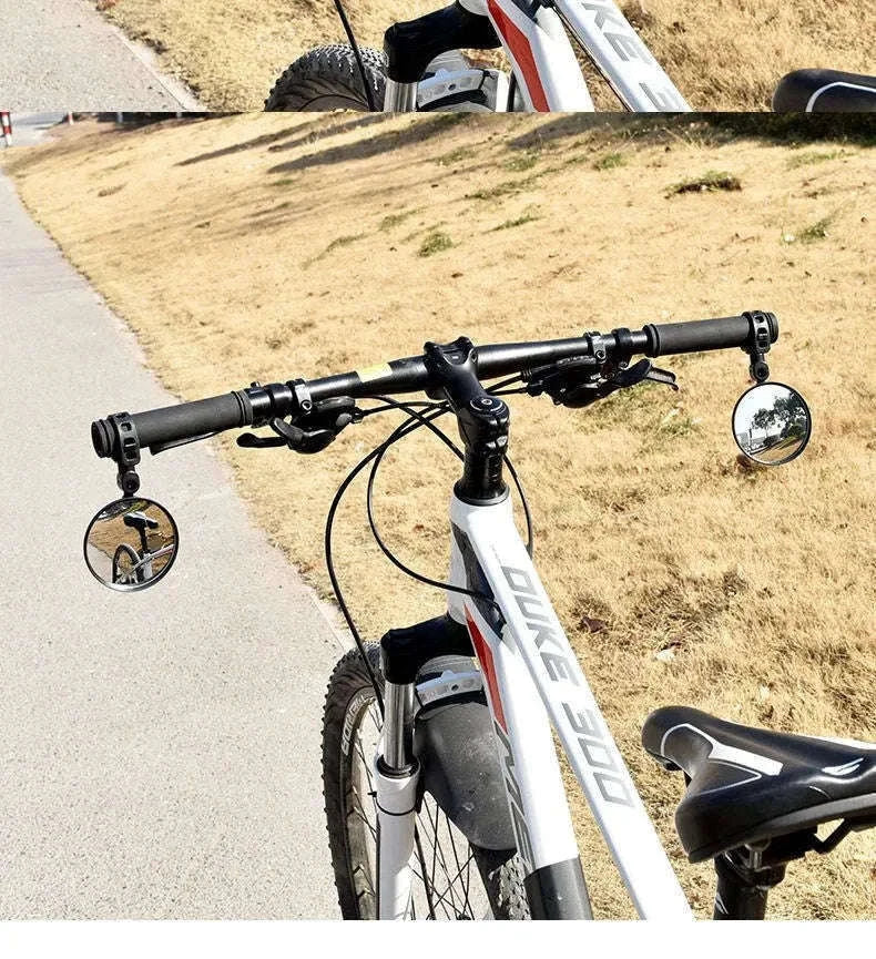 2-Piece 360° Bicycle Rearview Mirror Set for Safer Rides-2 Pcs 5.7 cm