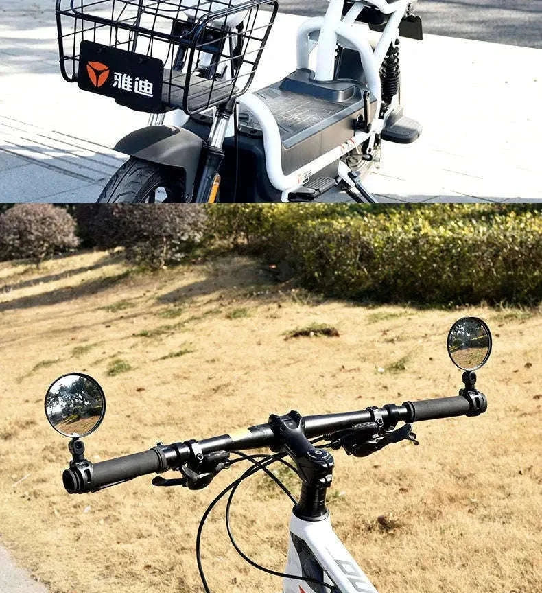 2-Piece 360° Bicycle Rearview Mirror Set for Safer Rides-2 Pcs 5.7 cm