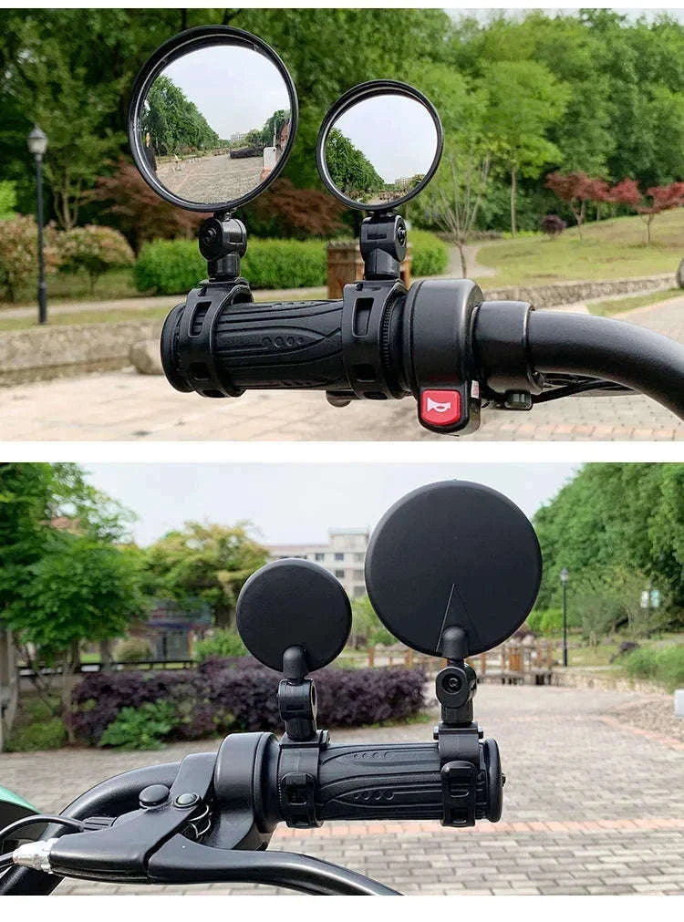 2-Piece 360° Bicycle Rearview Mirror Set for Safer Rides-2 Pcs 5.7 cm