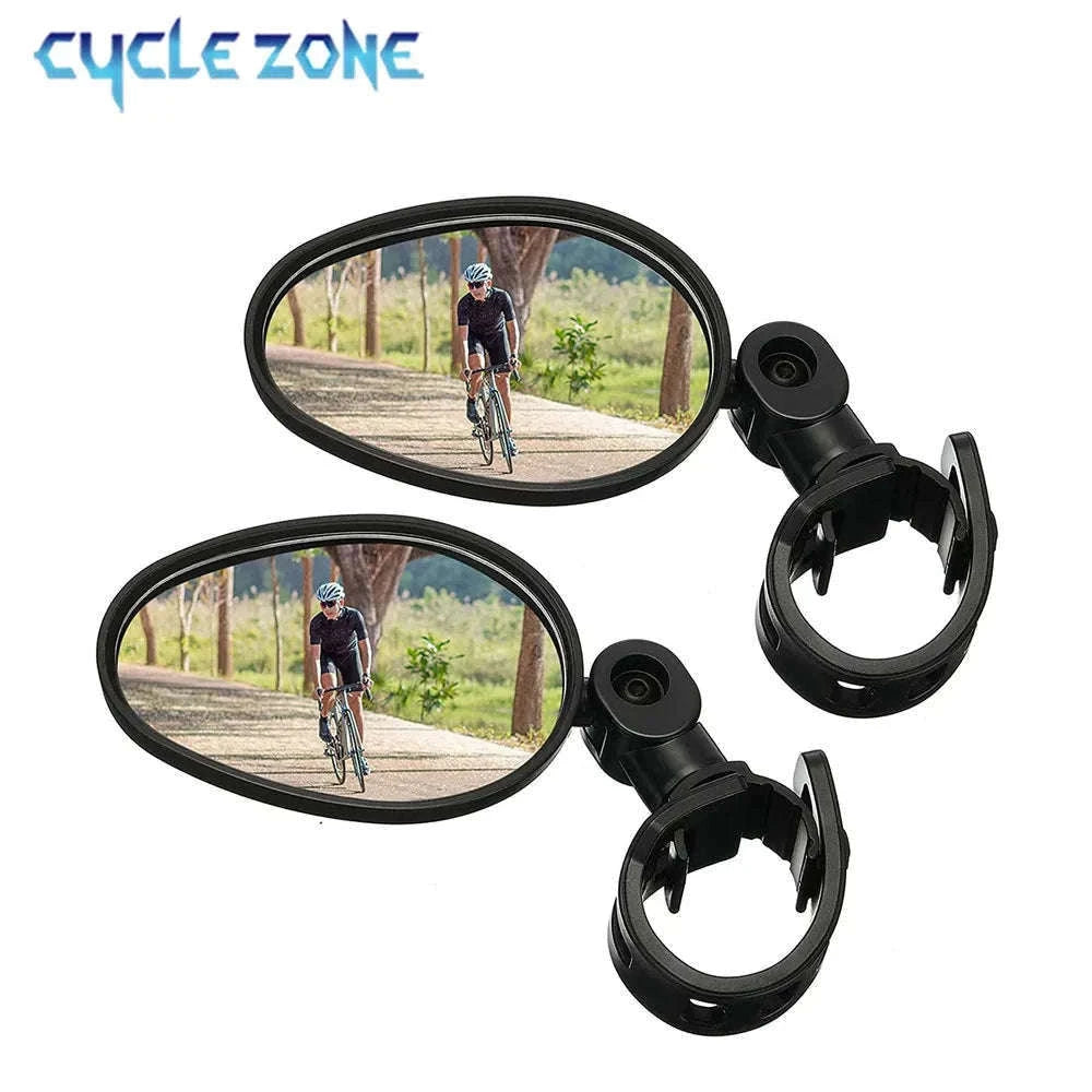 2-Piece 360° Bicycle Rearview Mirror Set for Safer Rides-2 Pcs 5.7 cm