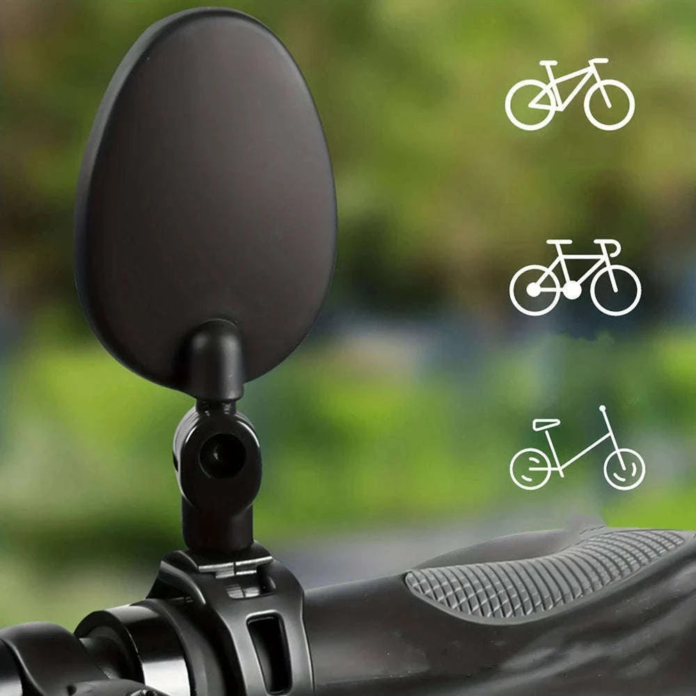 2-Piece 360° Bicycle Rearview Mirror Set for Safer Rides-2 Pcs 5.7 cm
