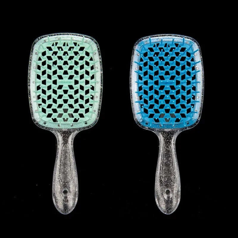 2-Piece Anti-Static Hair Comb Set for Wet & Dry Styling-WS024-B / United States