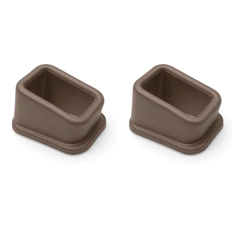2-Piece Car Seat Belt Buckle Cover-Brown