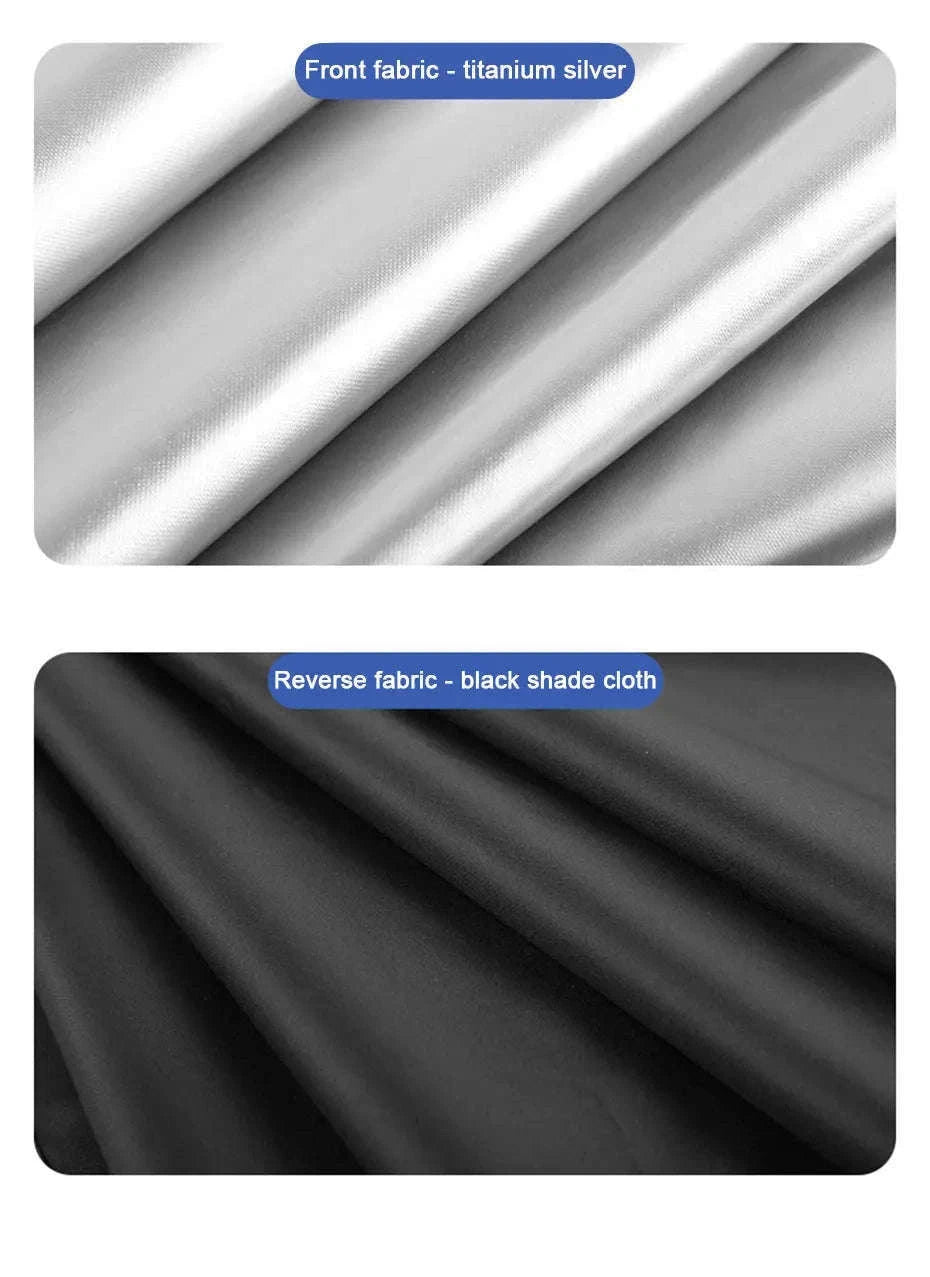 2-Piece Car Side Window Sun Shade Curtain-Back 2pcs