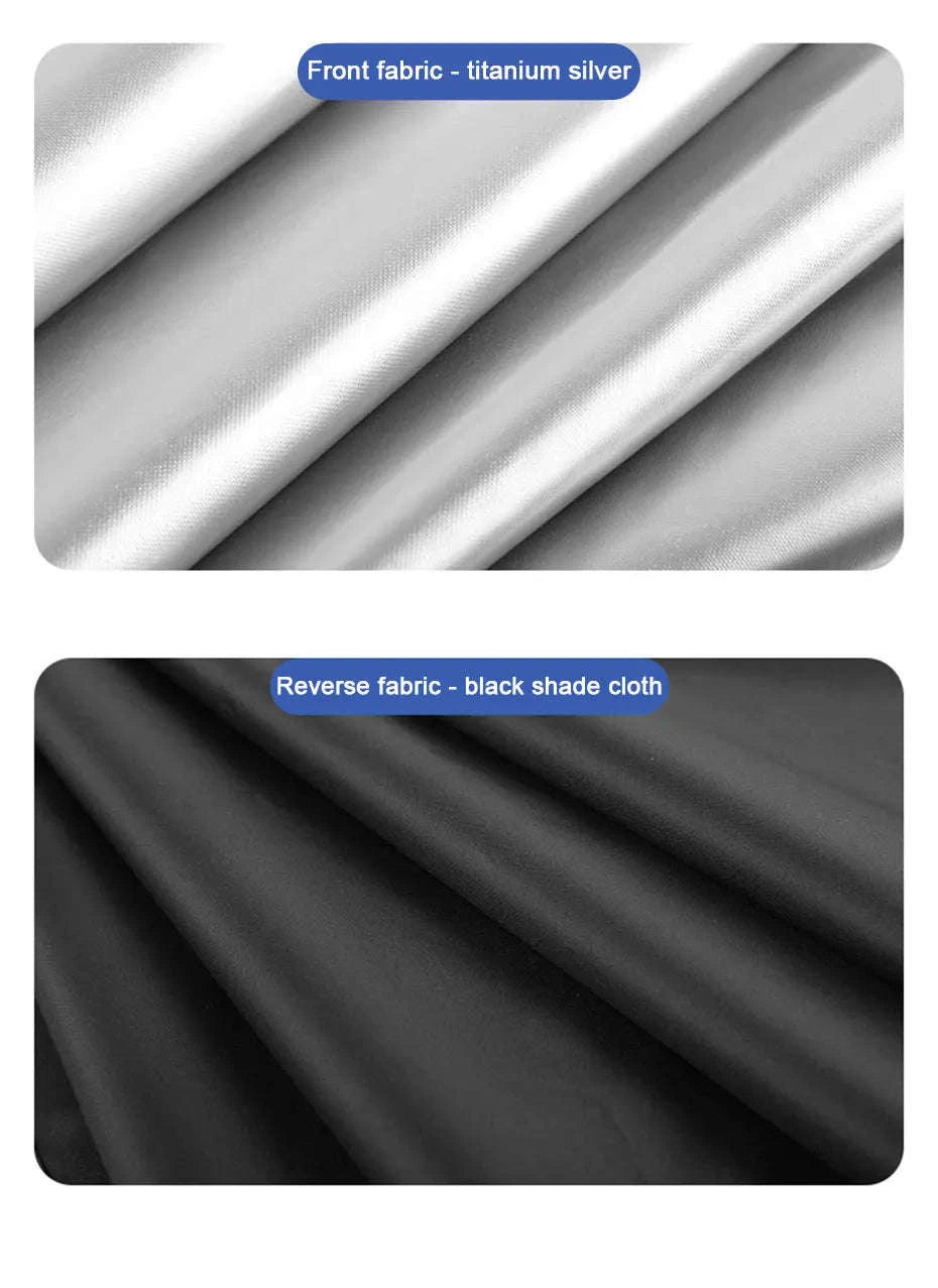 2-Piece Car Side Window Sun Shade Curtain-Back 2pcs