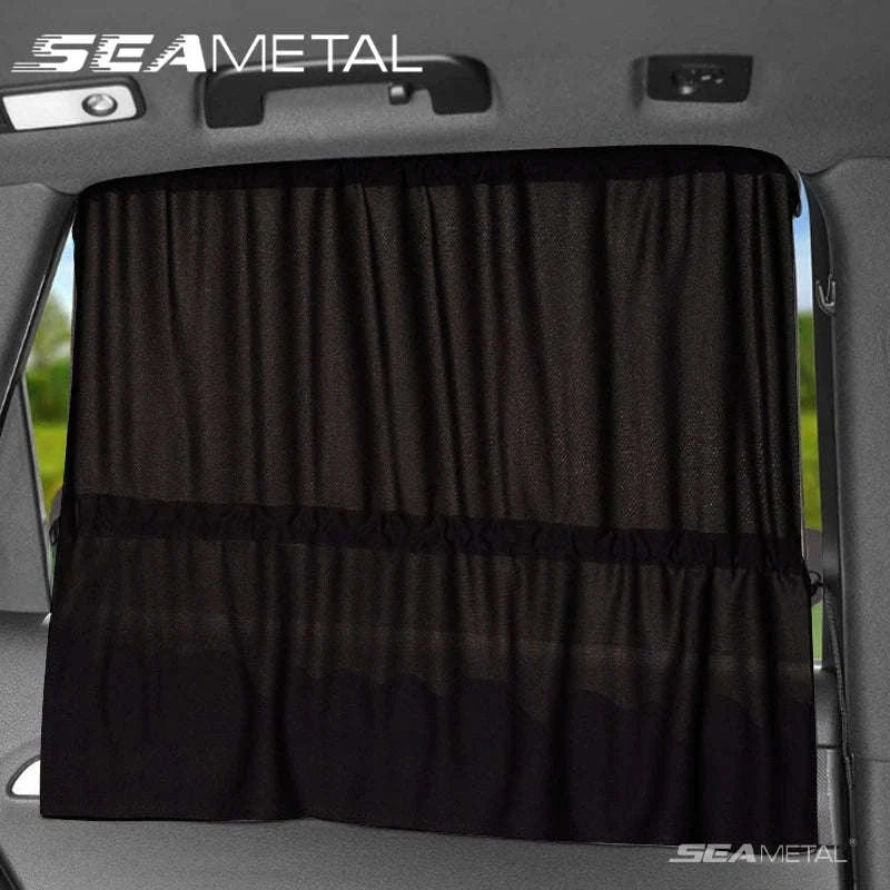 2-Piece Car Side Window Sun Shade Curtains-2pcs