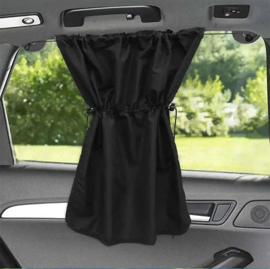 2-Piece Car Side Window Sun Shade Curtains-2pcs