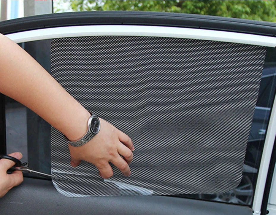 2-Piece Car Side Window Sun Shade Film-63CM