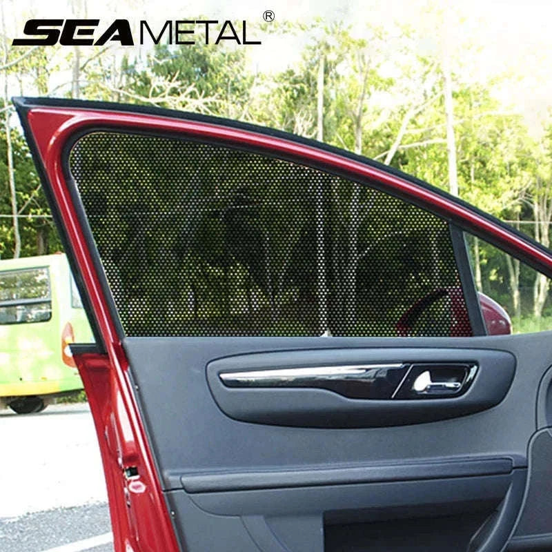 2-Piece Car Side Window Sun Shade Film-63CM