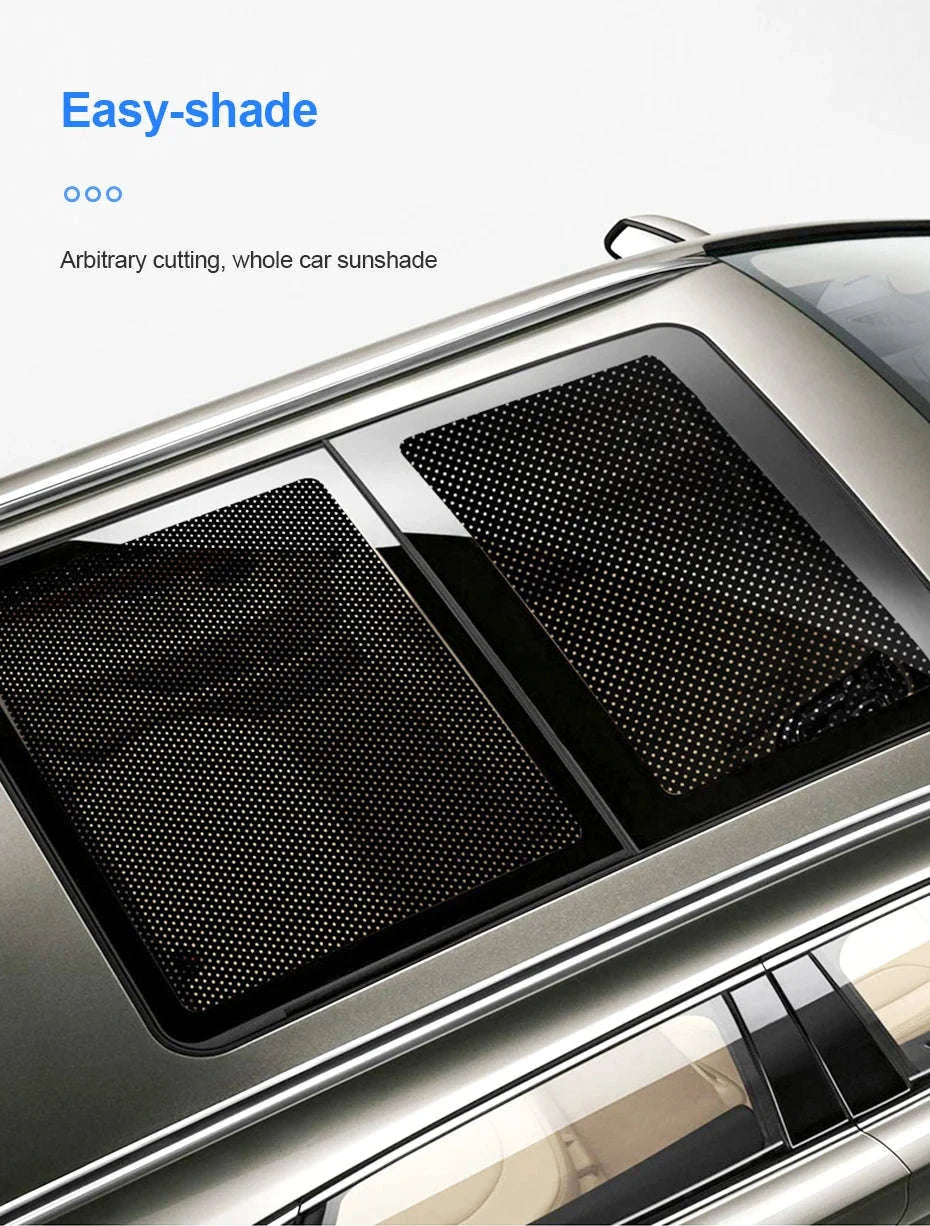 2-Piece Car Side Window Sun Shade Film-63CM