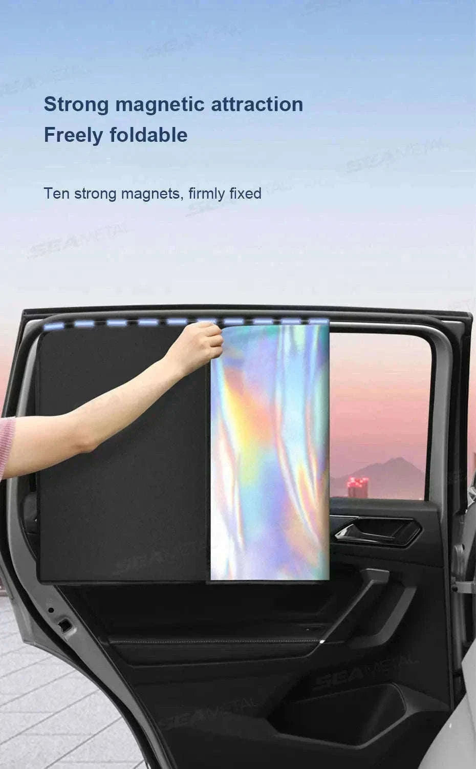 2-Piece Car Side Window Sun Shade-Front 2Pcs