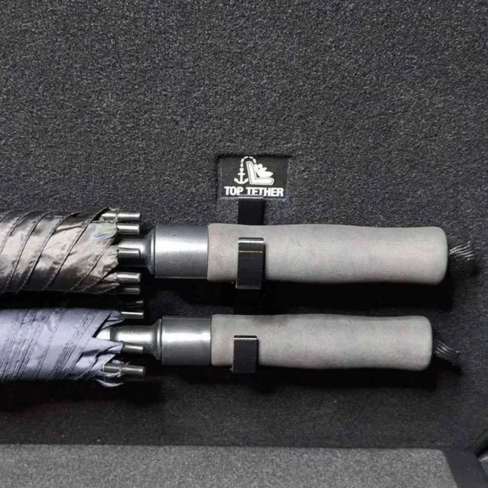 2-Piece Car Umbrella Hooks for Trunk or Seat Back-2Pcs Double Hook