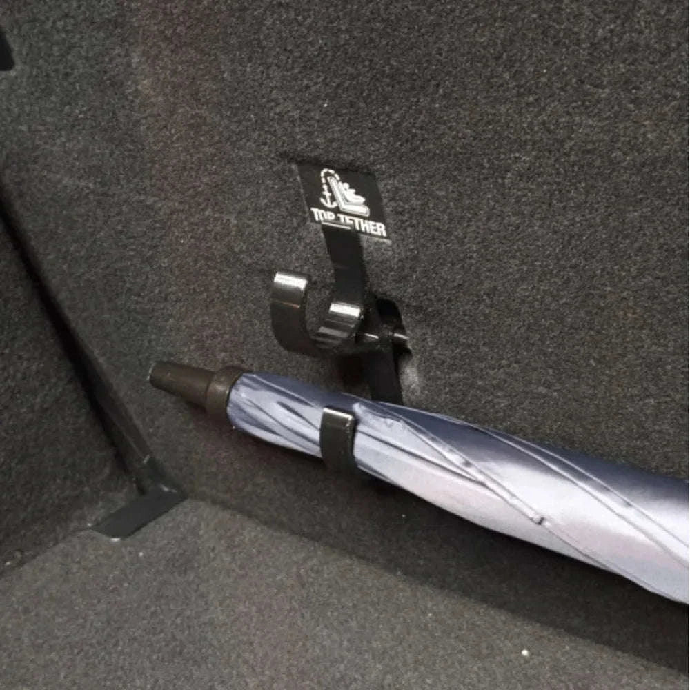 2-Piece Car Umbrella Hooks for Trunk or Seat Back-2Pcs Double Hook