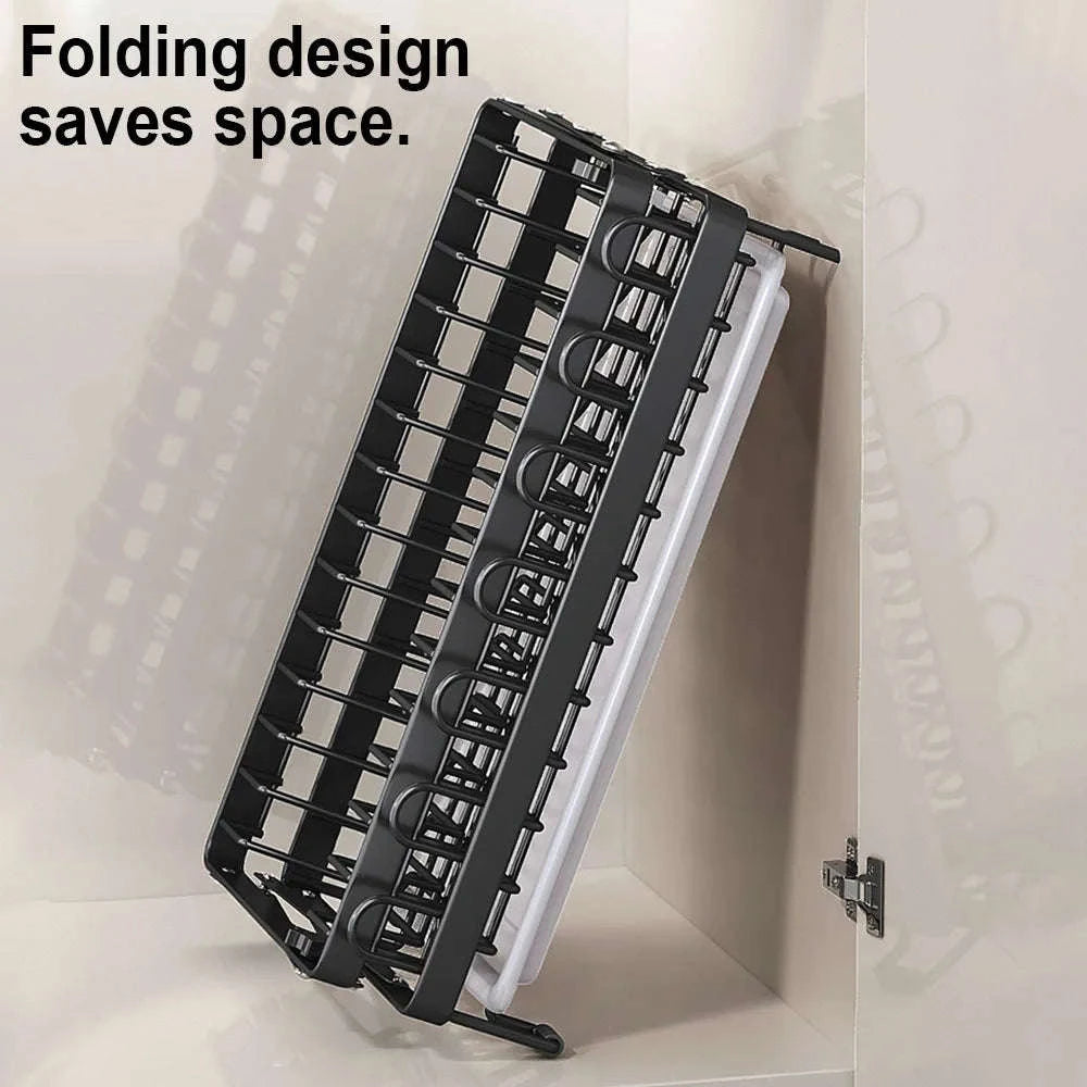 2-Tier Dish Drying Rack with Drainboard and Cutlery Holder-Type B / france / 2-tier